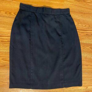 35th & 10th women's juniors ladies black pencil skirt size small 5 vintage